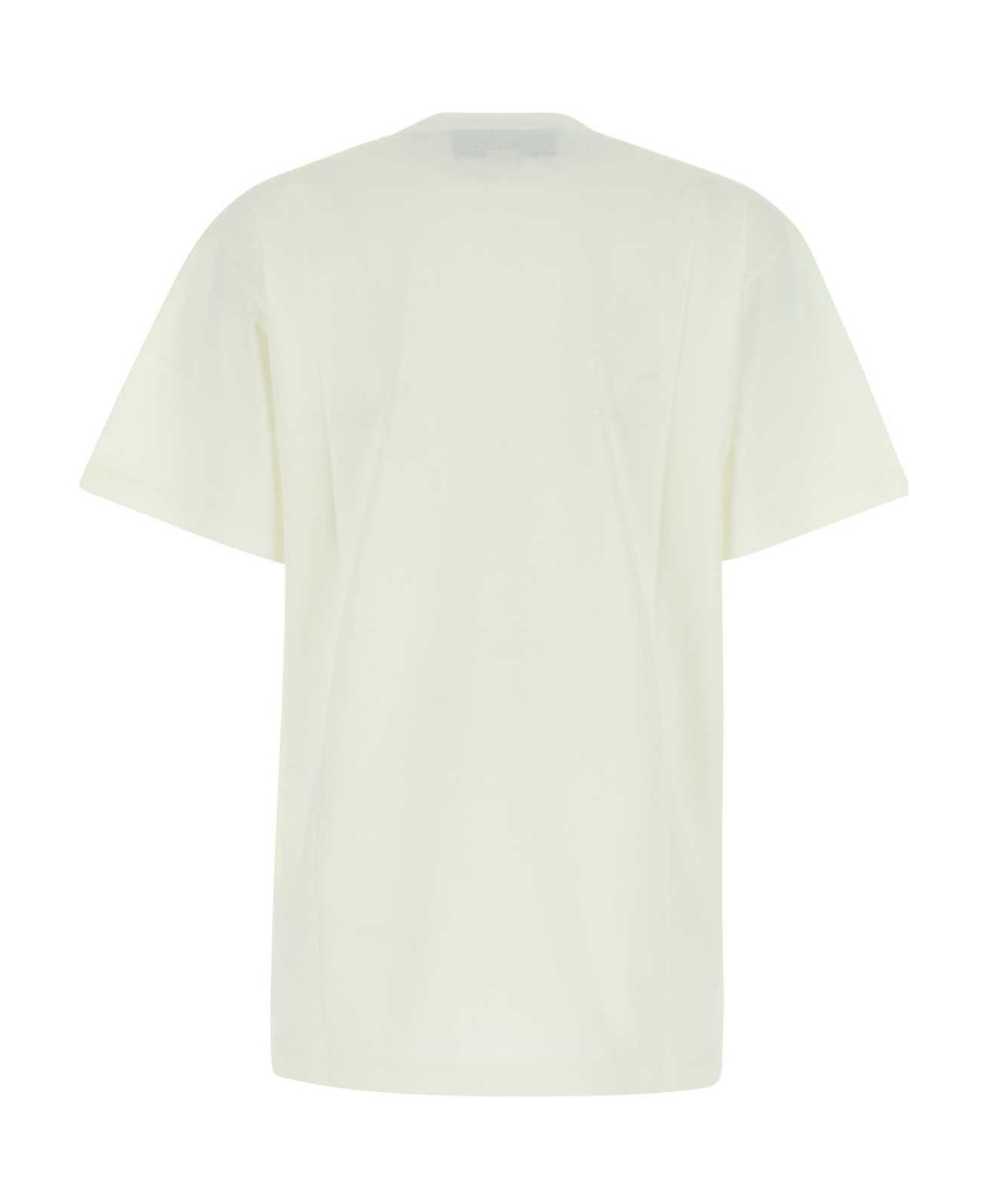 Gucci Web Lightning-print Round-neck T-shirt In Off White