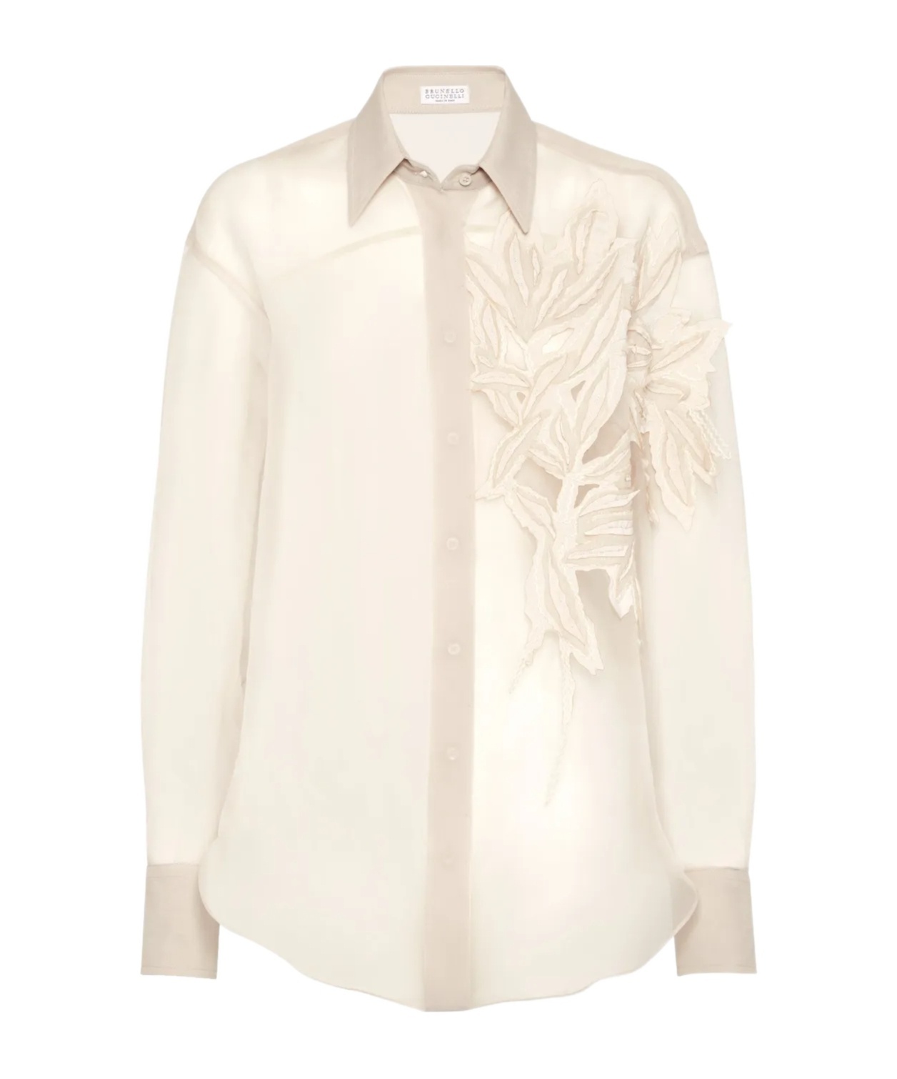 Brunello Cucinelli Herbarium Shirt In White