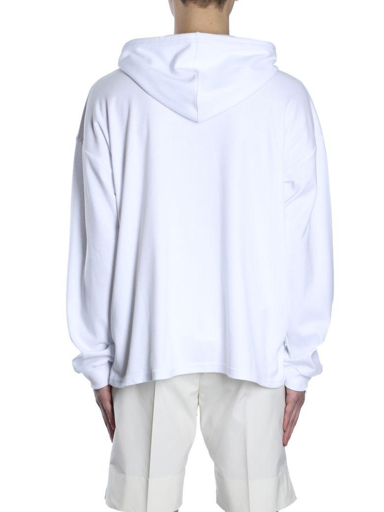 Alyx Hooded Logo Sweatshirt In White