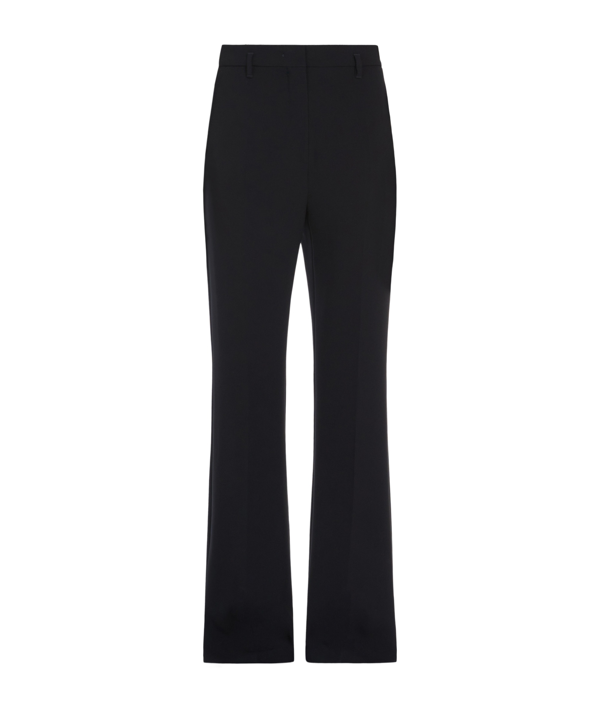 Max Mara Flared Trousers In Cady Alabama In Black