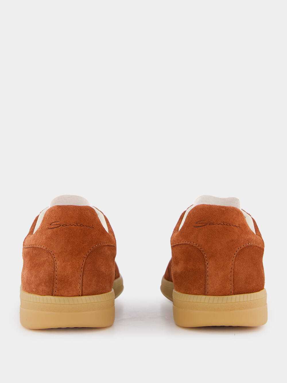 Santoni Dbs Oly Lace-up Sneakers In Brown