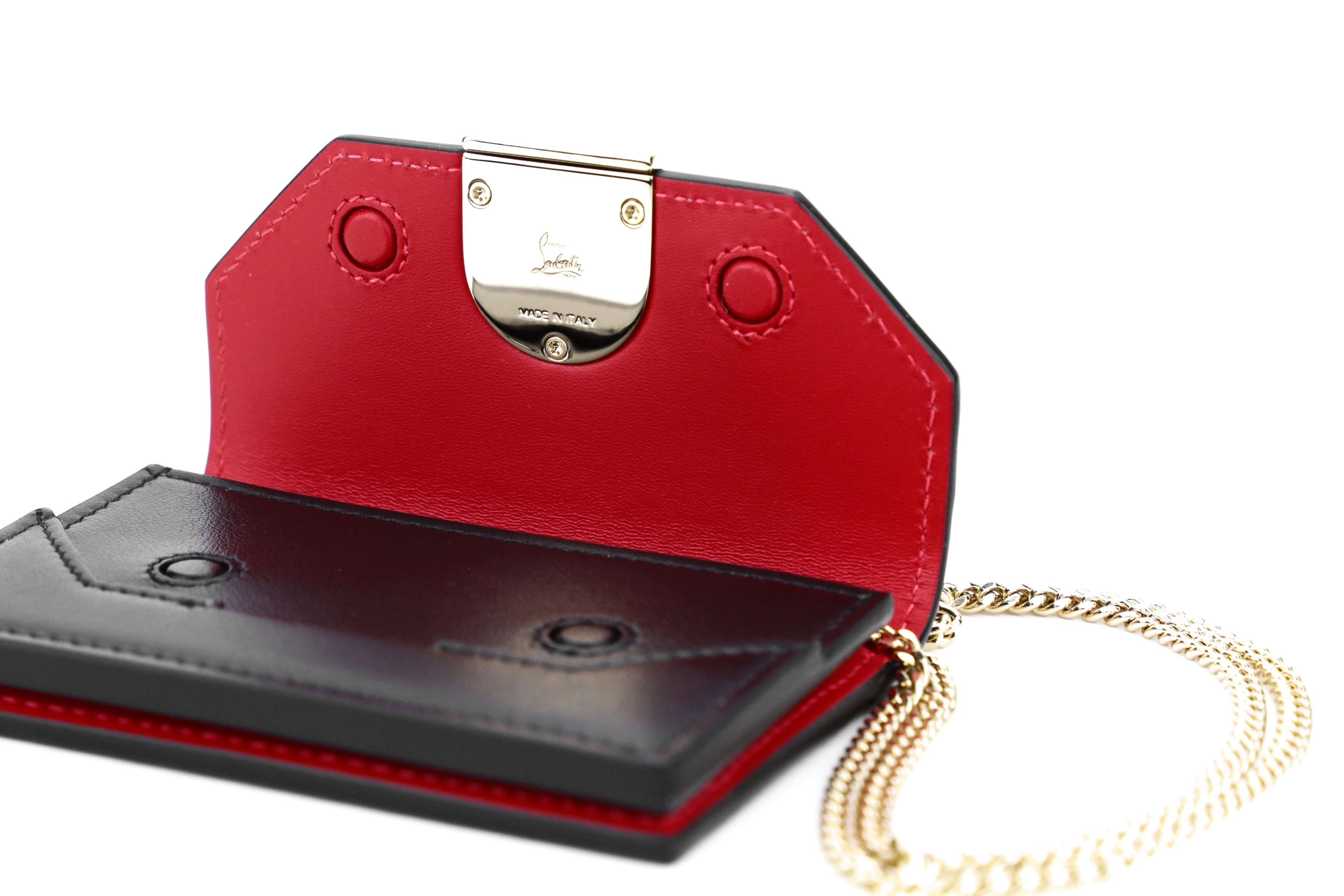 Christian Louboutin Carry The Card Bag On The Side Of The Logo In Black