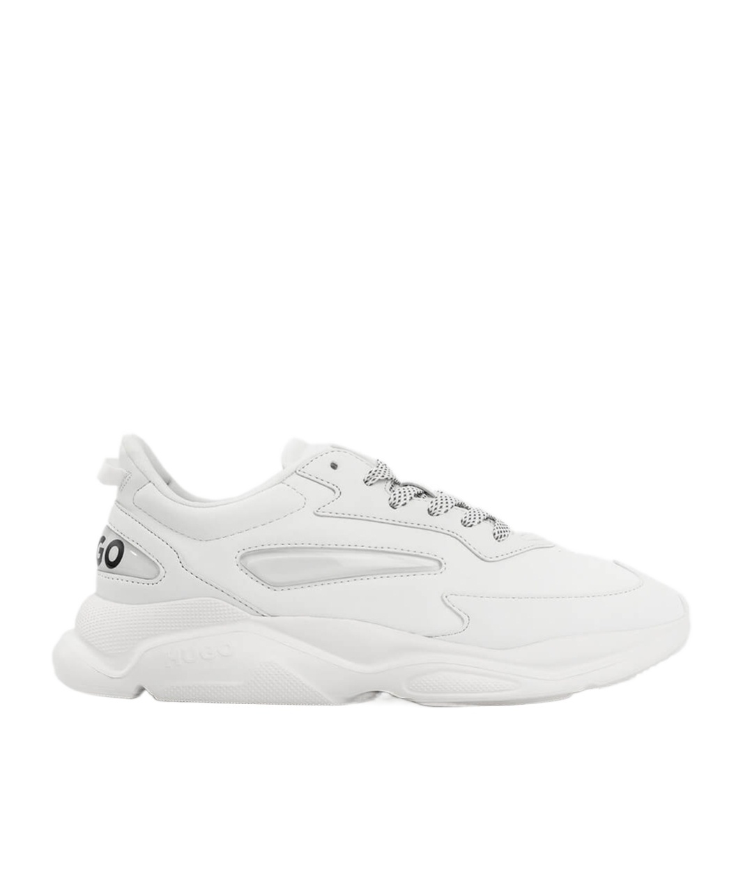 Hugo Boss Laced Sneakers In White