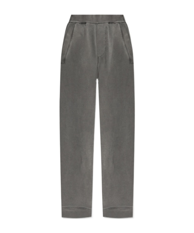 Dsquared2 Cotton Track Pants In Black
