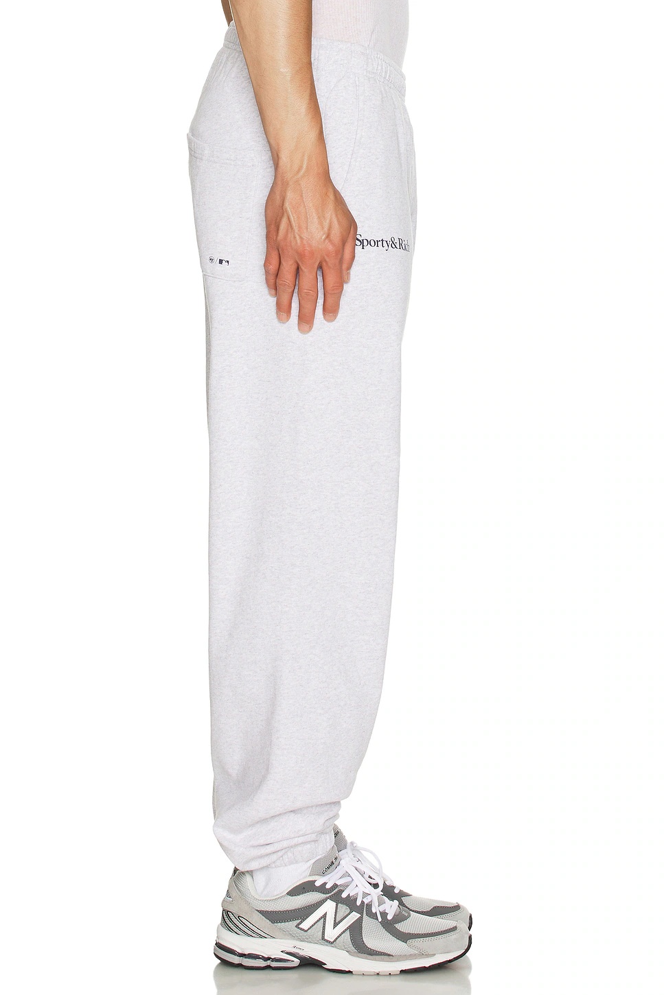 Sporty And Rich Logo Printed Tapered Leg Sweatpant