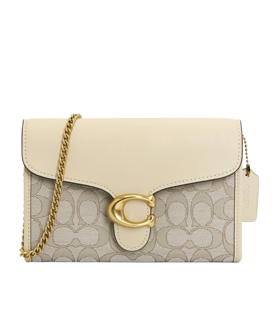 Coach Flip Shoulder Bag In Nude