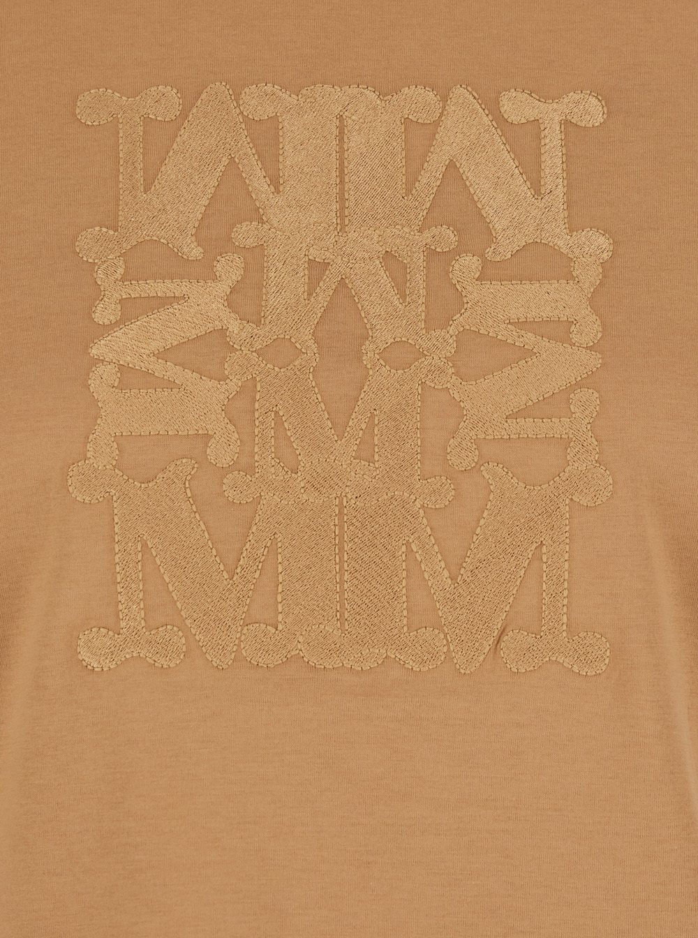Max Mara Short-sleeved T-shirt In Brown