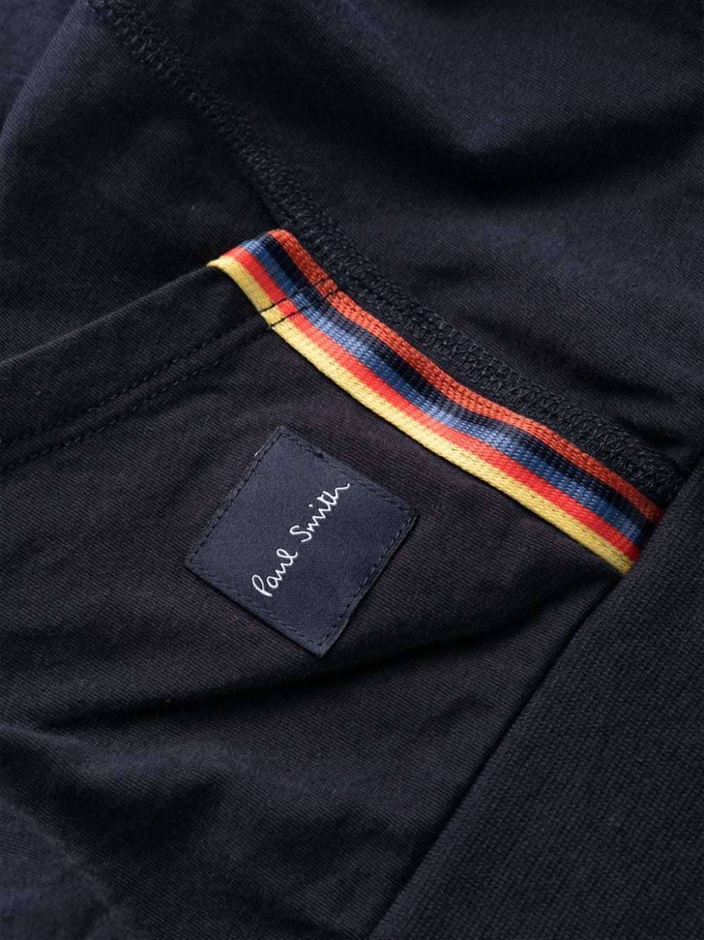 Shop Paul Smith Jersey Zip Lounge Hoodie In Black