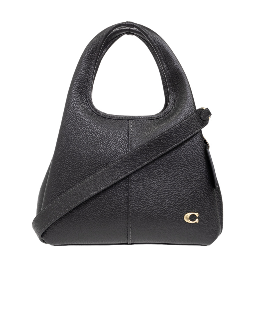 Coach Lana 25 Leather Crossbody Bag In Black