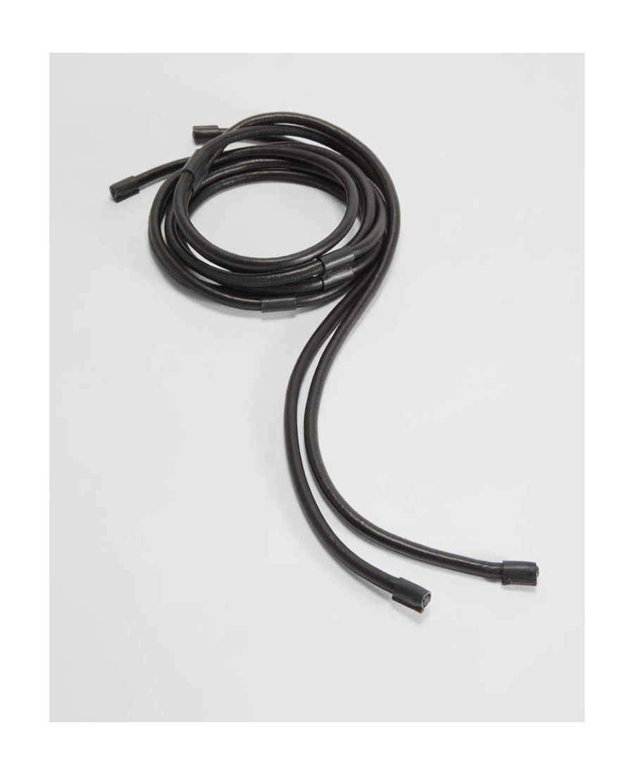 Max Mara Calfskin Belt With Buckle In Black