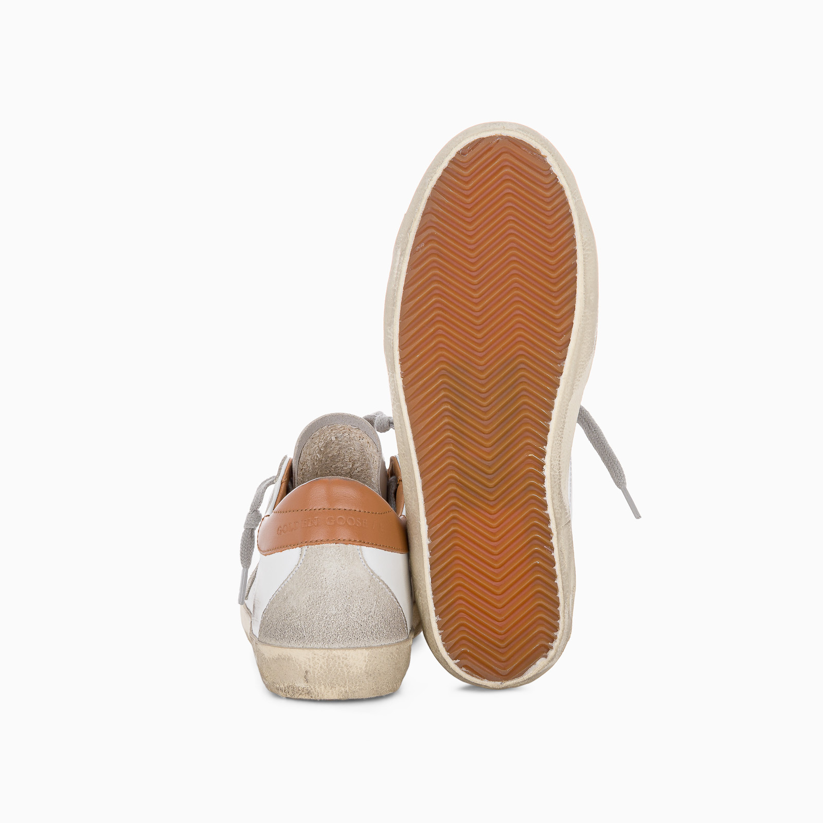 Golden Goose Leather Super-star Sneaker In White