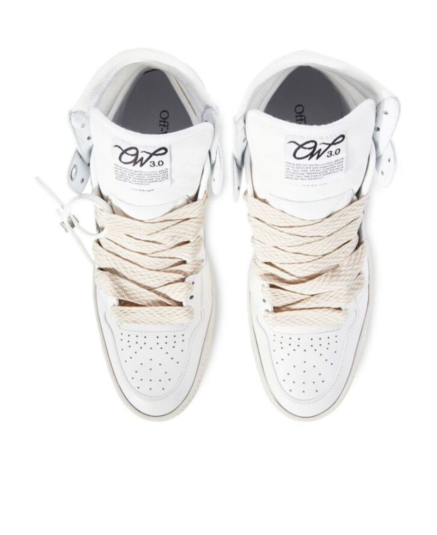 Shop Off-white 3.0 Off Court High-top Sneakers In White