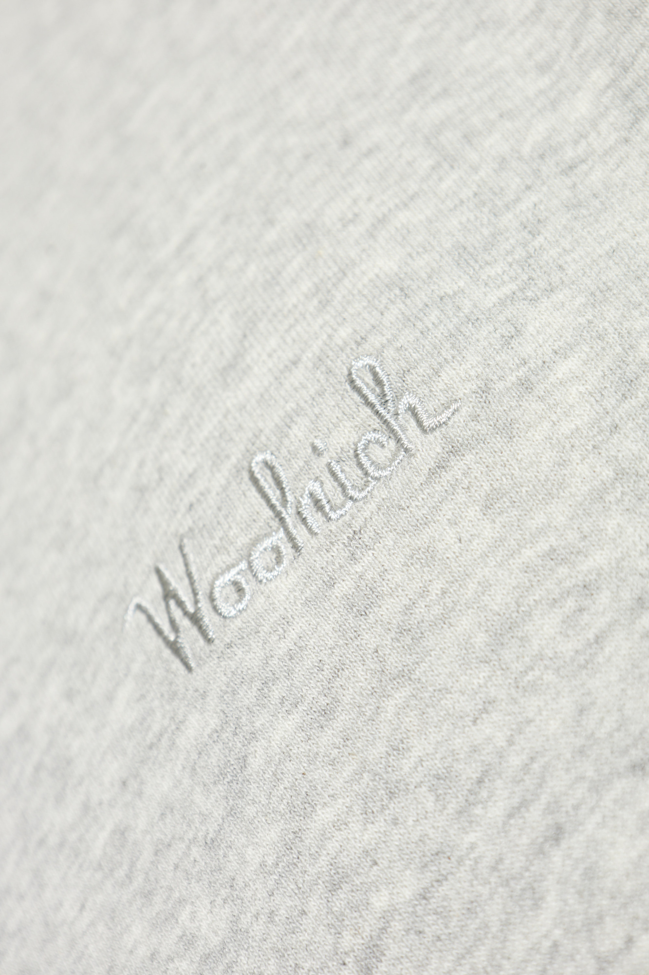 Woolrich Logo-embroidered Cotton Hoodie In White