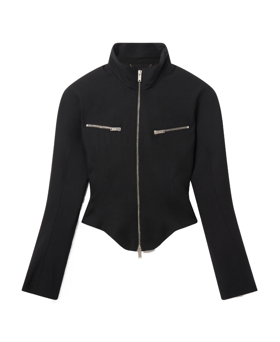 Stella Mccartney Zipper Jacket In Black