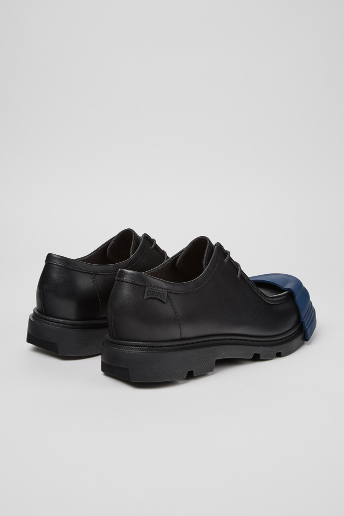 Camper Junction Leather Rubber-toe Cap Shoes In Black