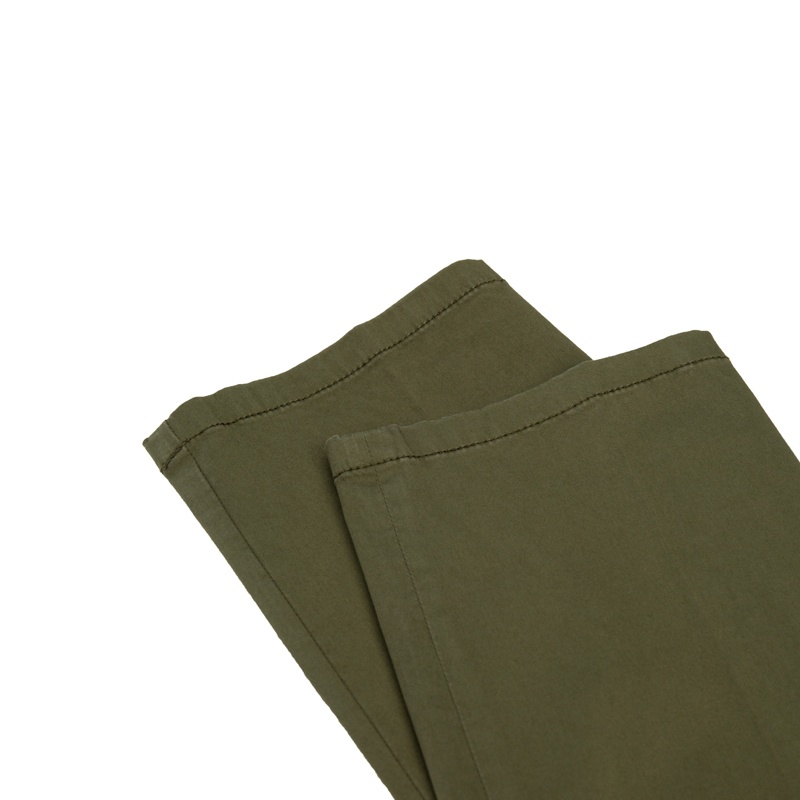 Zegna Solid Color Casual Pants In Green