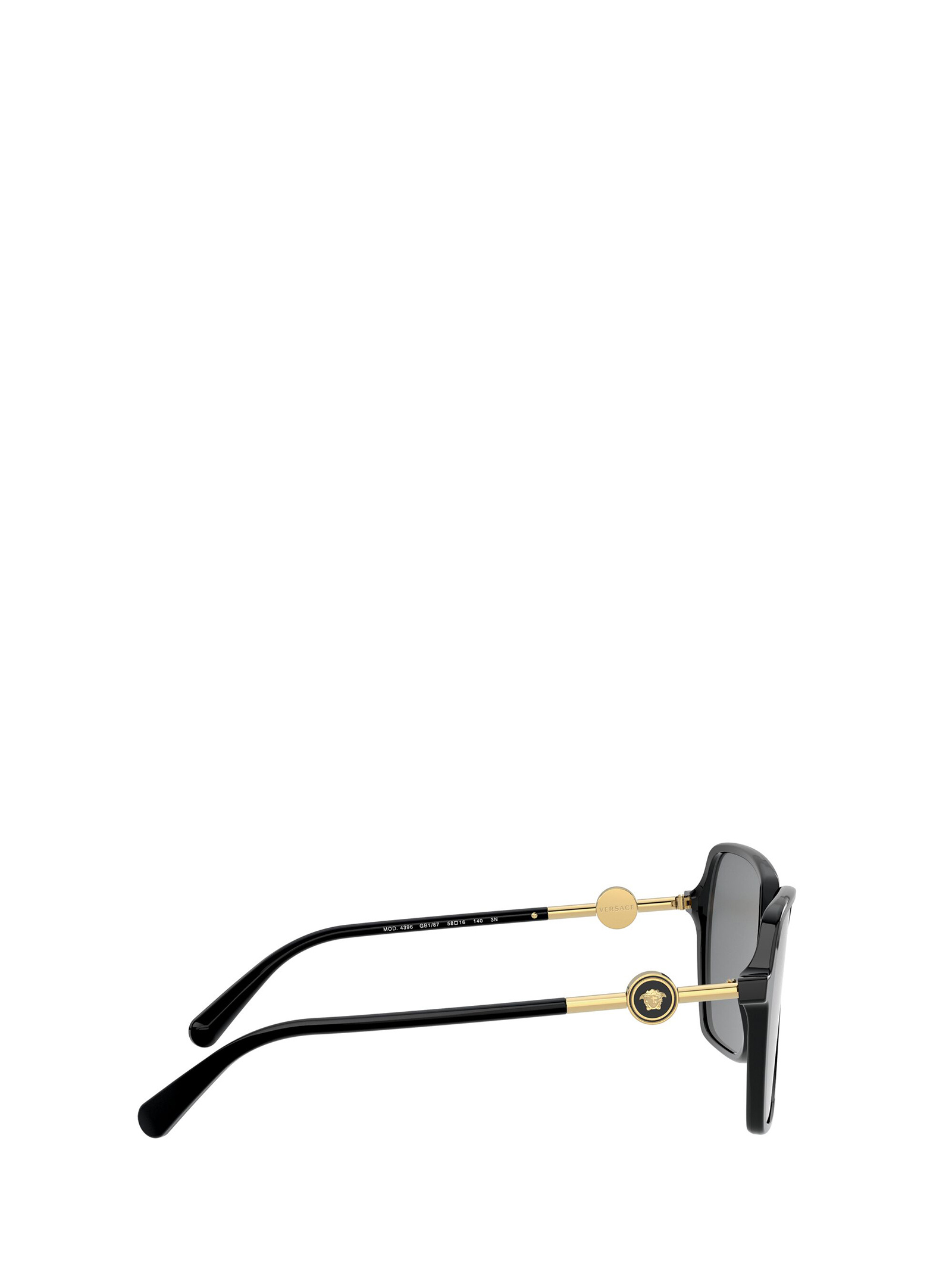 Versace Medusa Square-frame Sunglasses In Gray