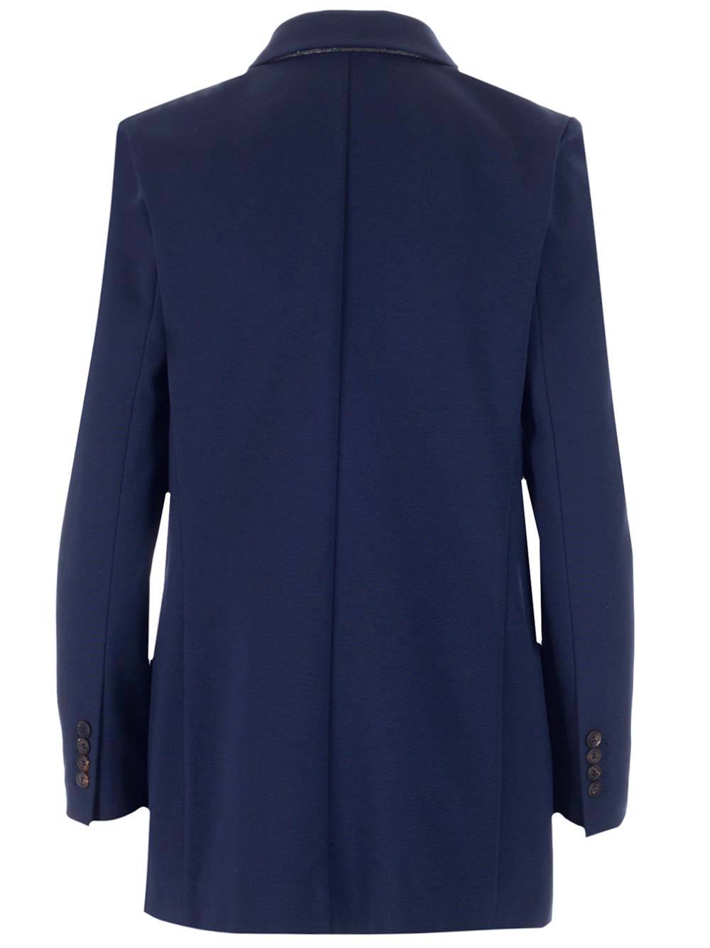 Brunello Cucinelli Single-breasted Blazer In Blue