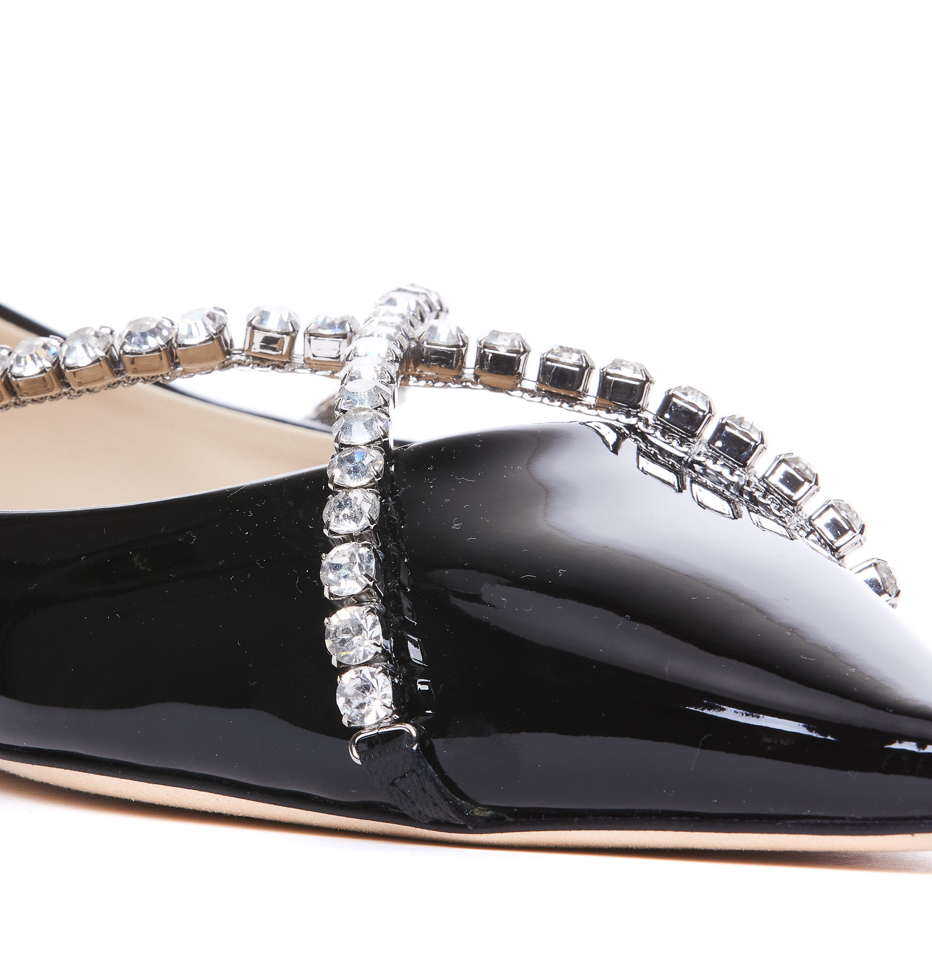 Jimmy Choo Black Flat Shoes In Black