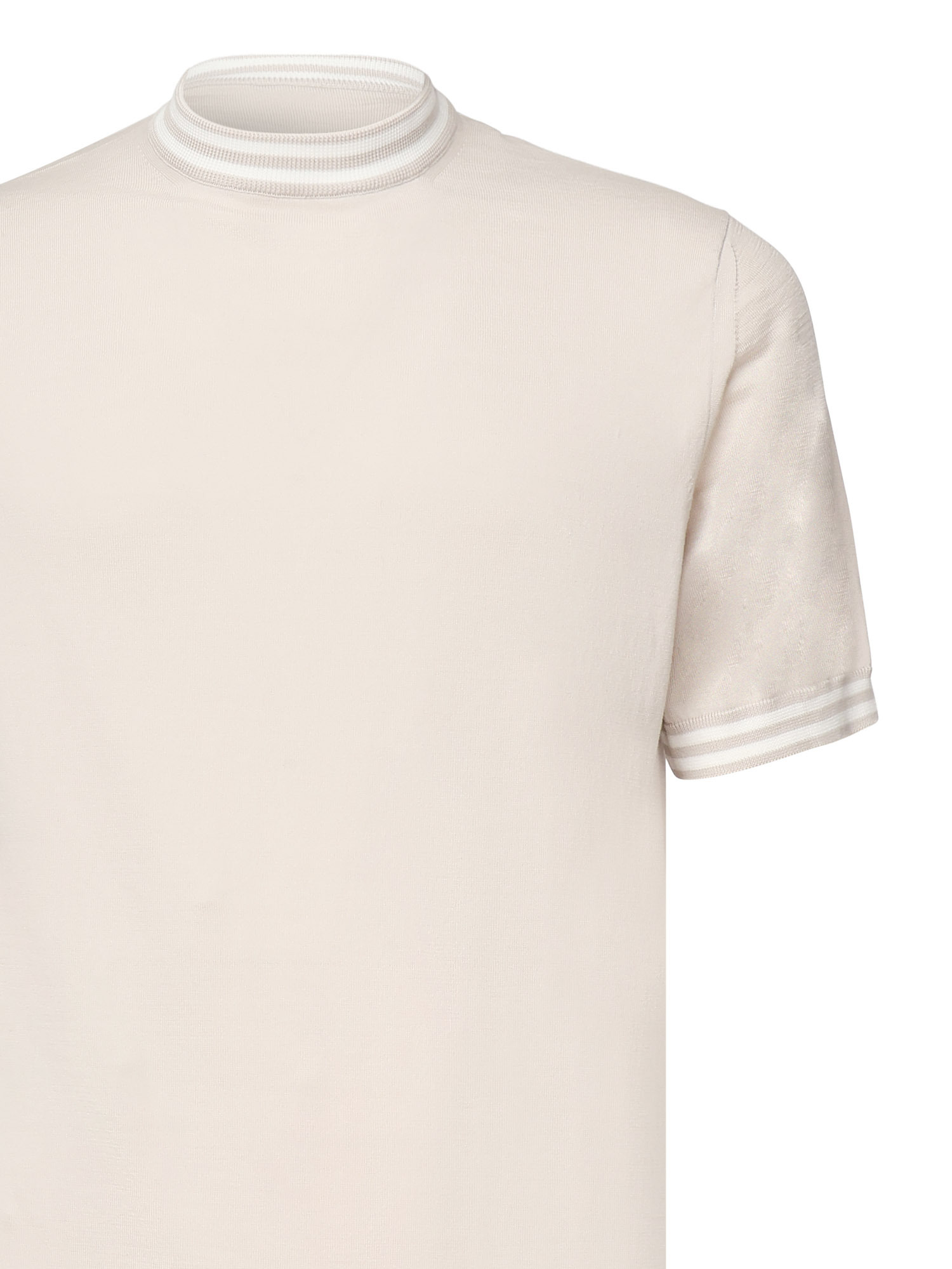 Eleventy Crew Neck Short-sleeved Sweater In Multi