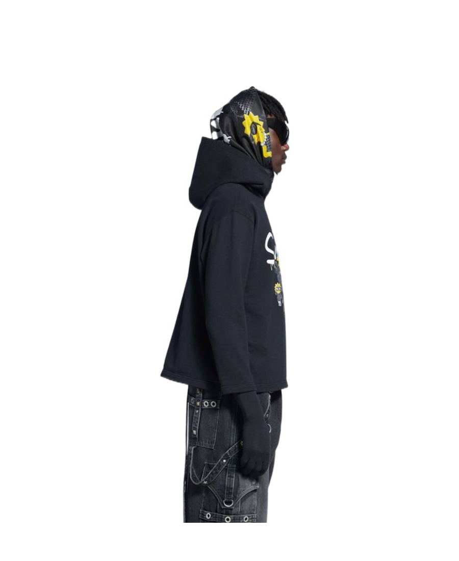 Shop Balenciaga X The Simpsons Graphic-print Hoodie