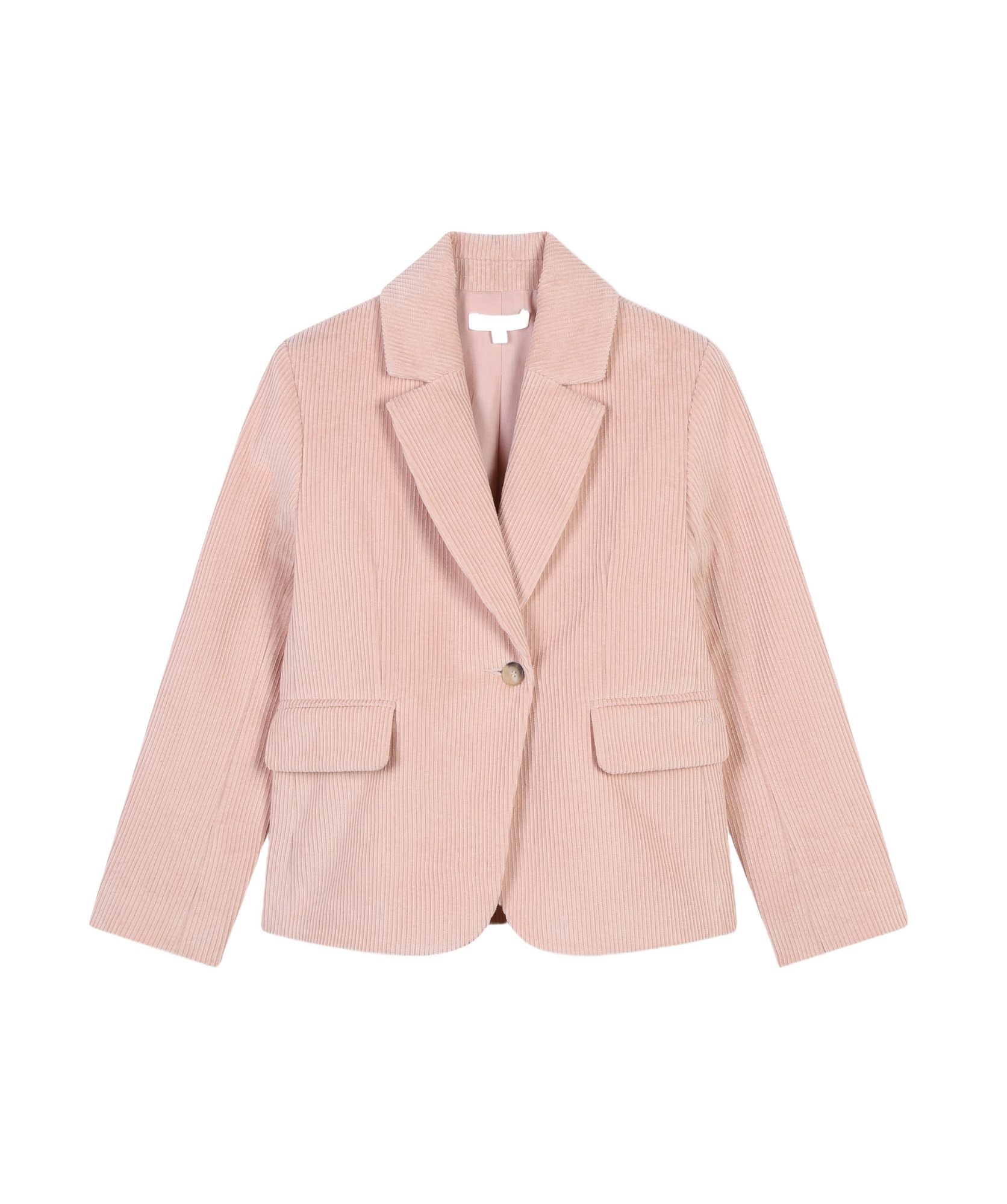 Chloé Long-sleeved Suit Coat In Pink
