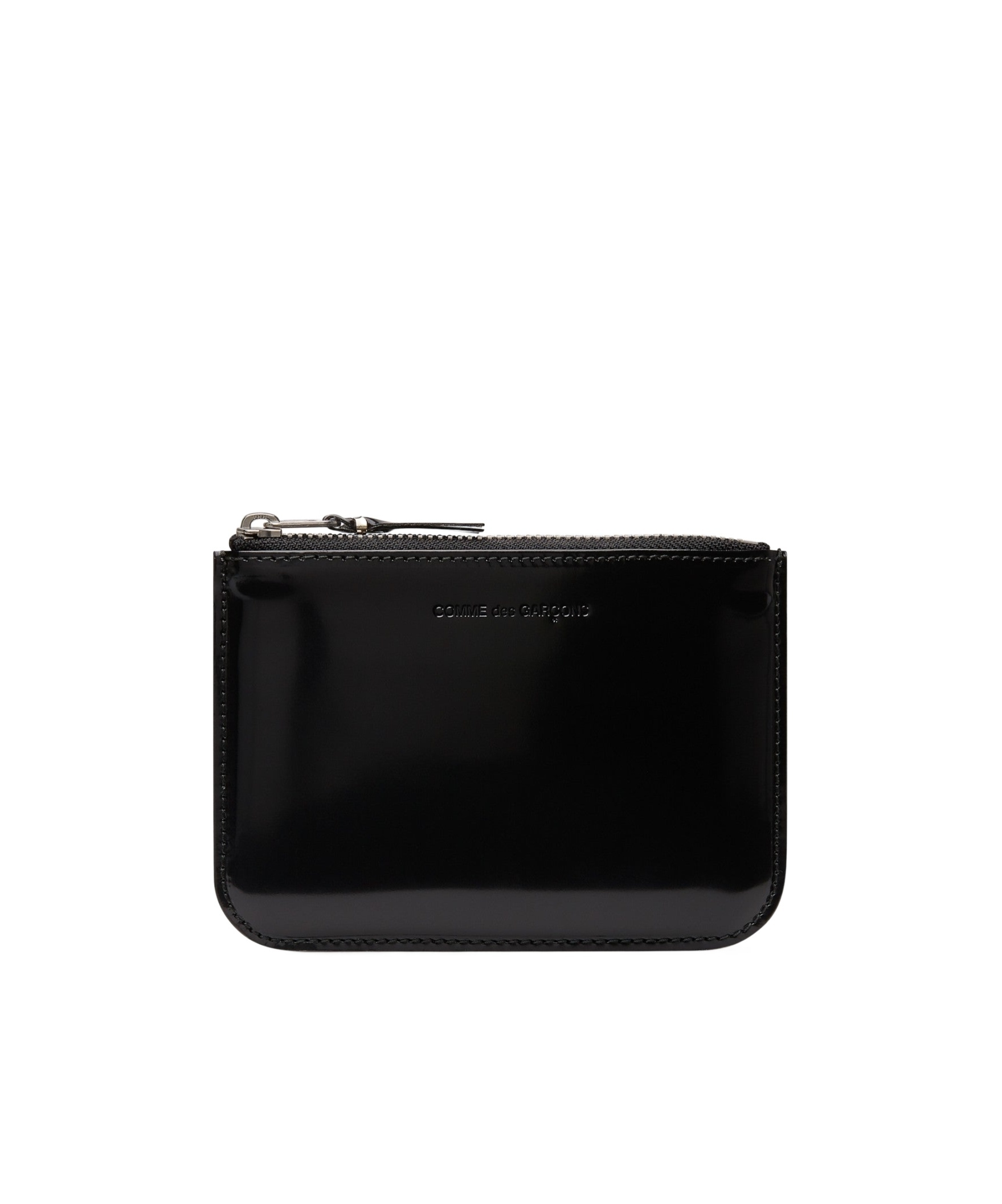 Comme Des Garçons Zipper Wallet In Black