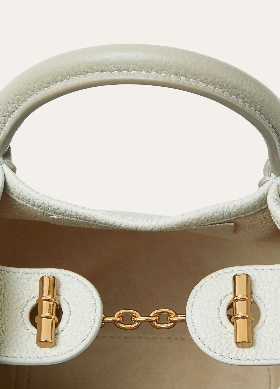 Loro Piana Micro Bale Bag In Deep Ice-dried Taragon/sun Gold