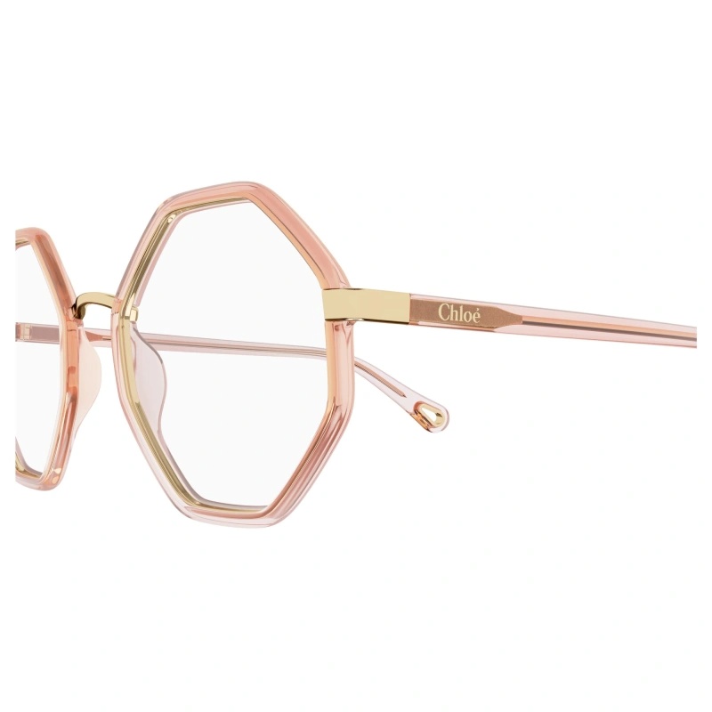 Chloé Hexagonal-shaped Frame Glasses In White