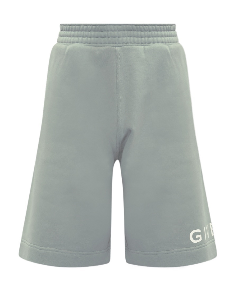 GIVENCHY GIVENCHY LOGO PRINTED ELASTIC WAIST SHORTS