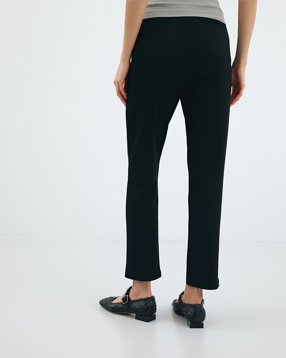 Iceberg Elasticated Pleated Track Pants In Black