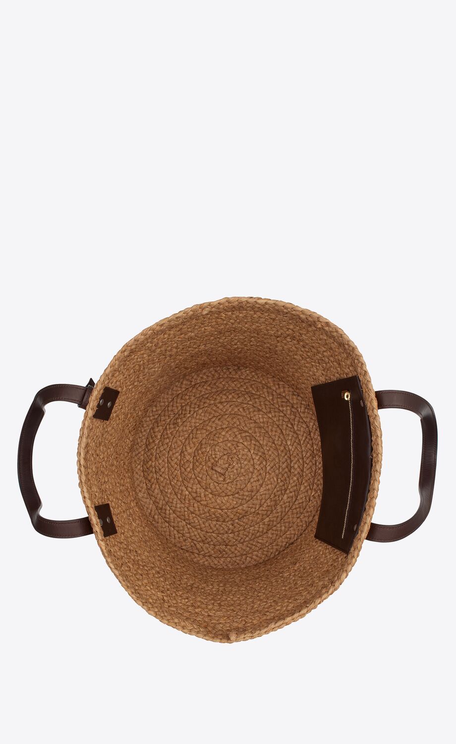 Saint Laurent Logo-tag Shoulder Bag In Brown