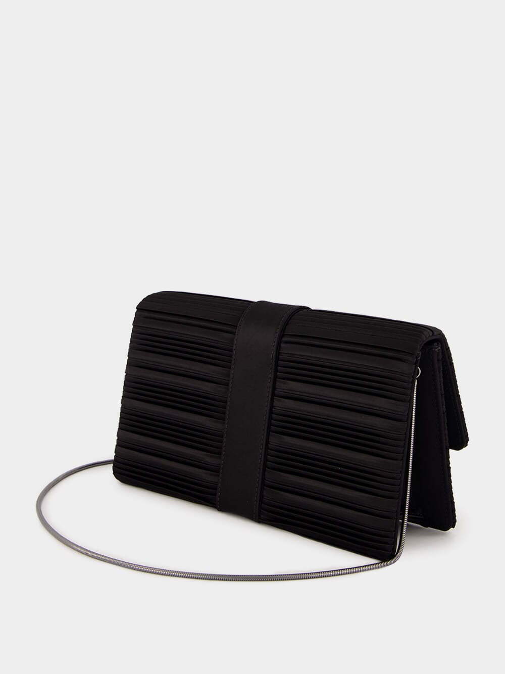Manolo Blahnik Flap Shoulder Bag In Black