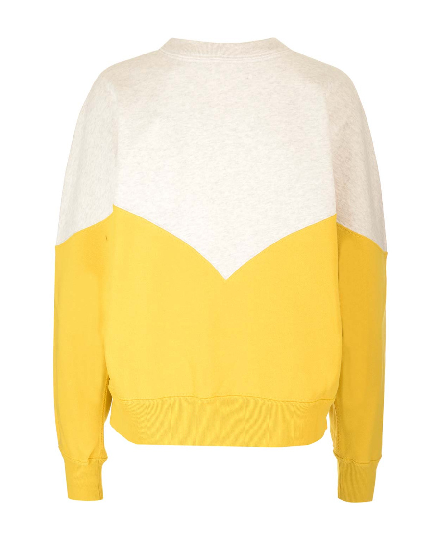 Isabel Marant Étoile Houston Crewneck Sweatshirt In Yellow