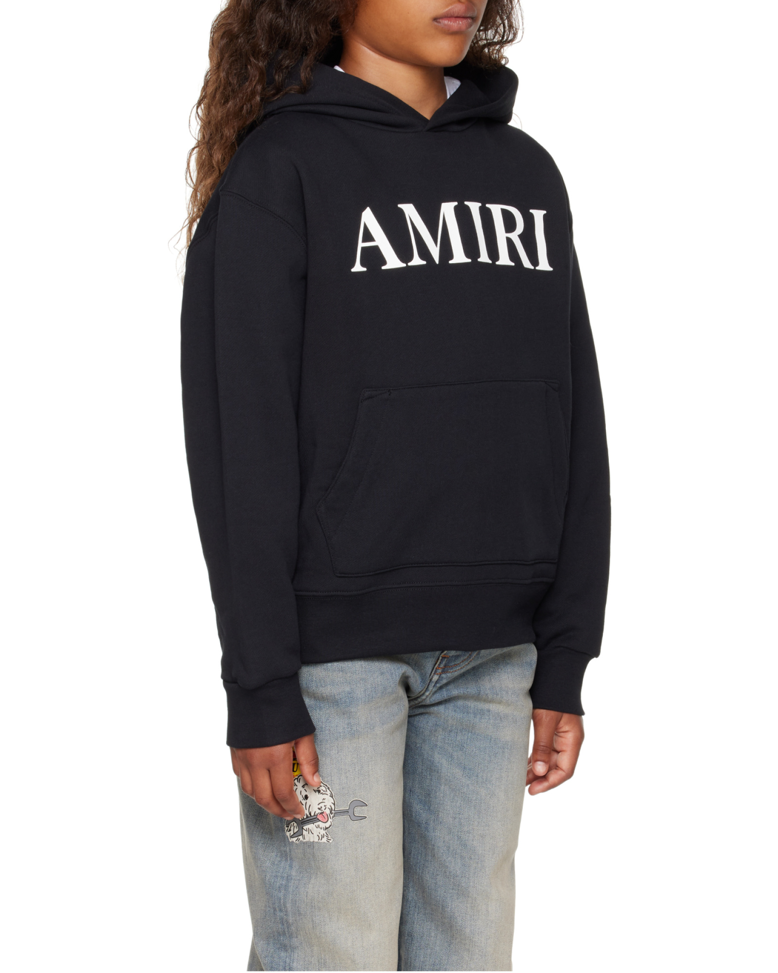 Amiri Logo Hoodie In Black