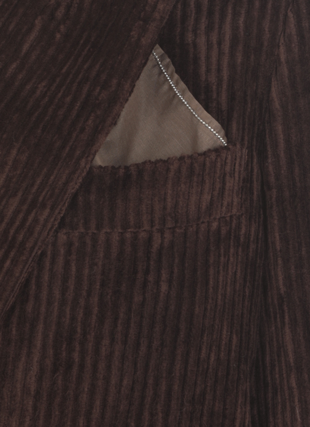 Peserico Tailored Corduroy Single-brested Blazer In Brown