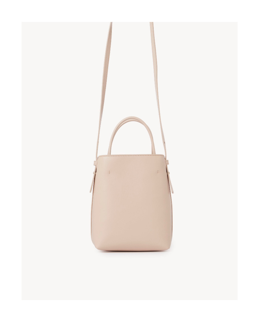 Chloé Micro Sense Tote Bag In Nude