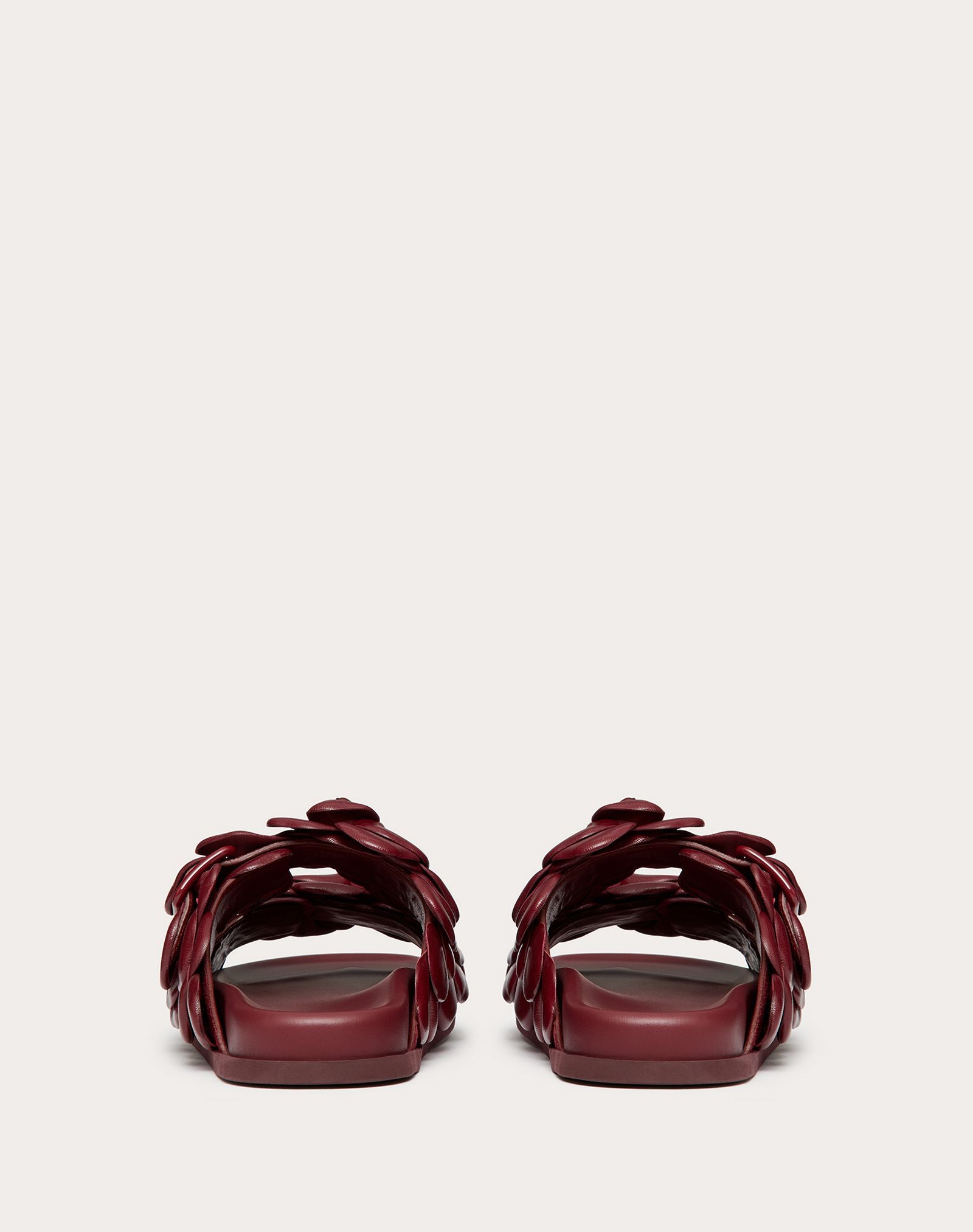 Valentino Rose Edition Mule Sandals In Red