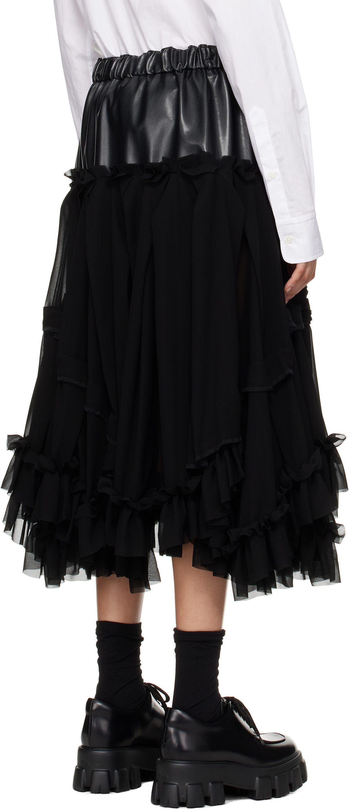 COMME DES GARÇONS ELASTIC WAIST SKIRT 