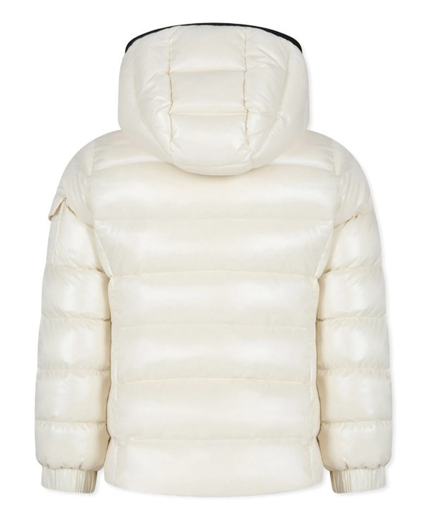Moncler Jacket Kids Color White In Neutral