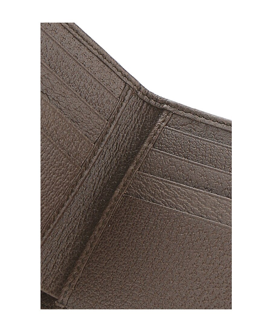 Gucci Ophidia Gg Bi-fold Wallet In Brown