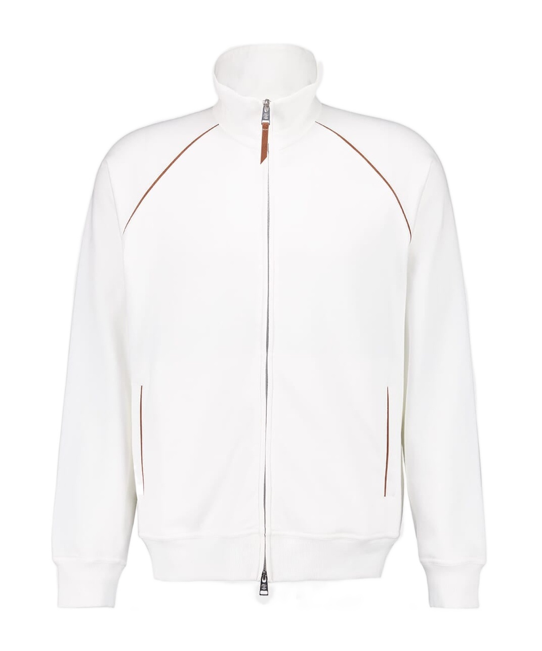 Brunello Cucinelli Zip-up Sweatshirt In White