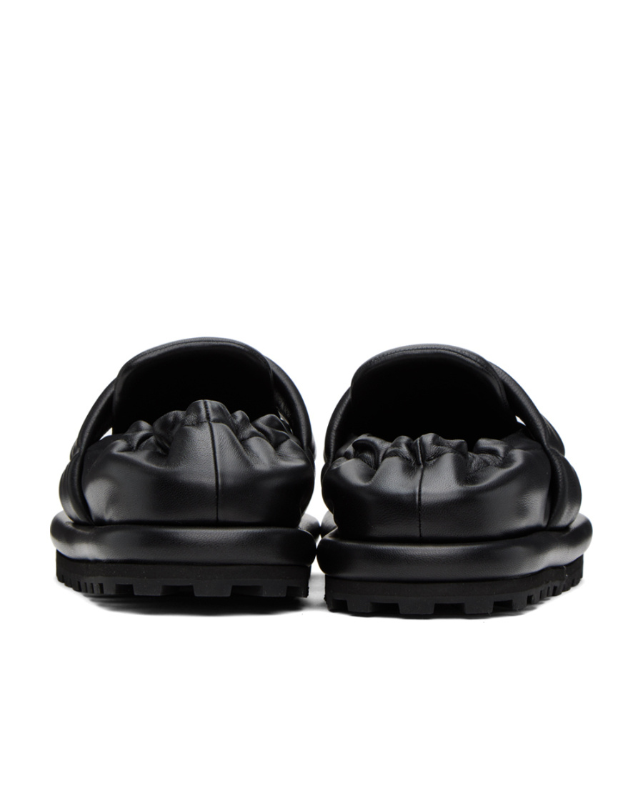 Jil Sander Round-headed Love Shoes In Black