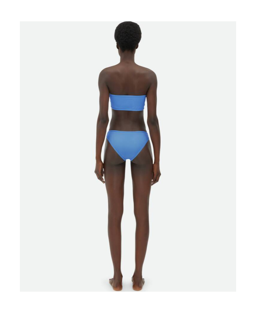 Bottega Veneta Elastic Swimsuit Jacket With Knots In Green