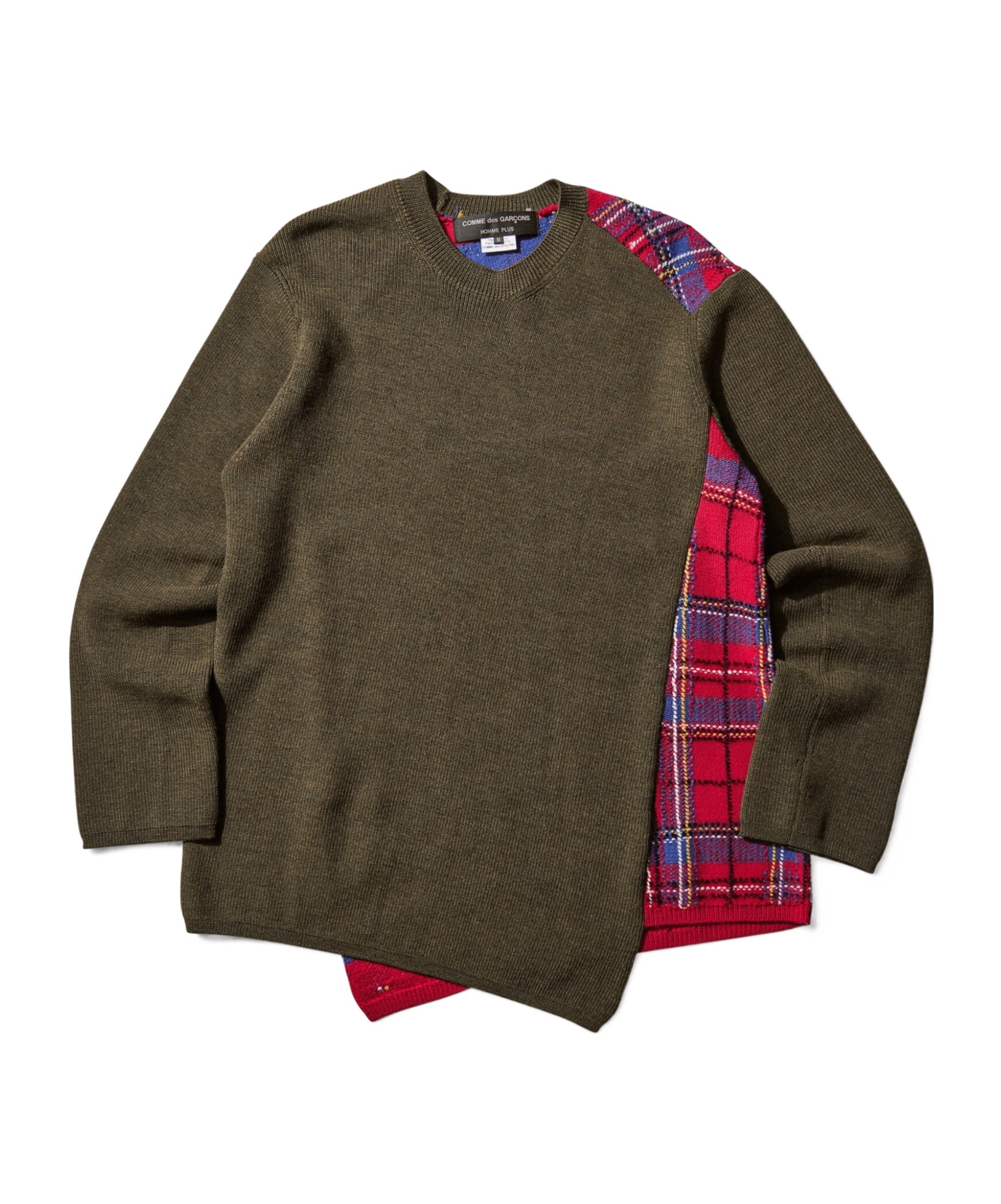 Comme Des Garçons Long-sleeved Sweater In Green