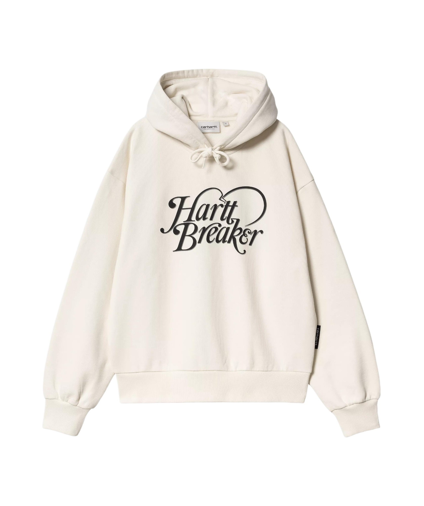 Carhartt Long Sleeve Hooded Sweatshirt In White
