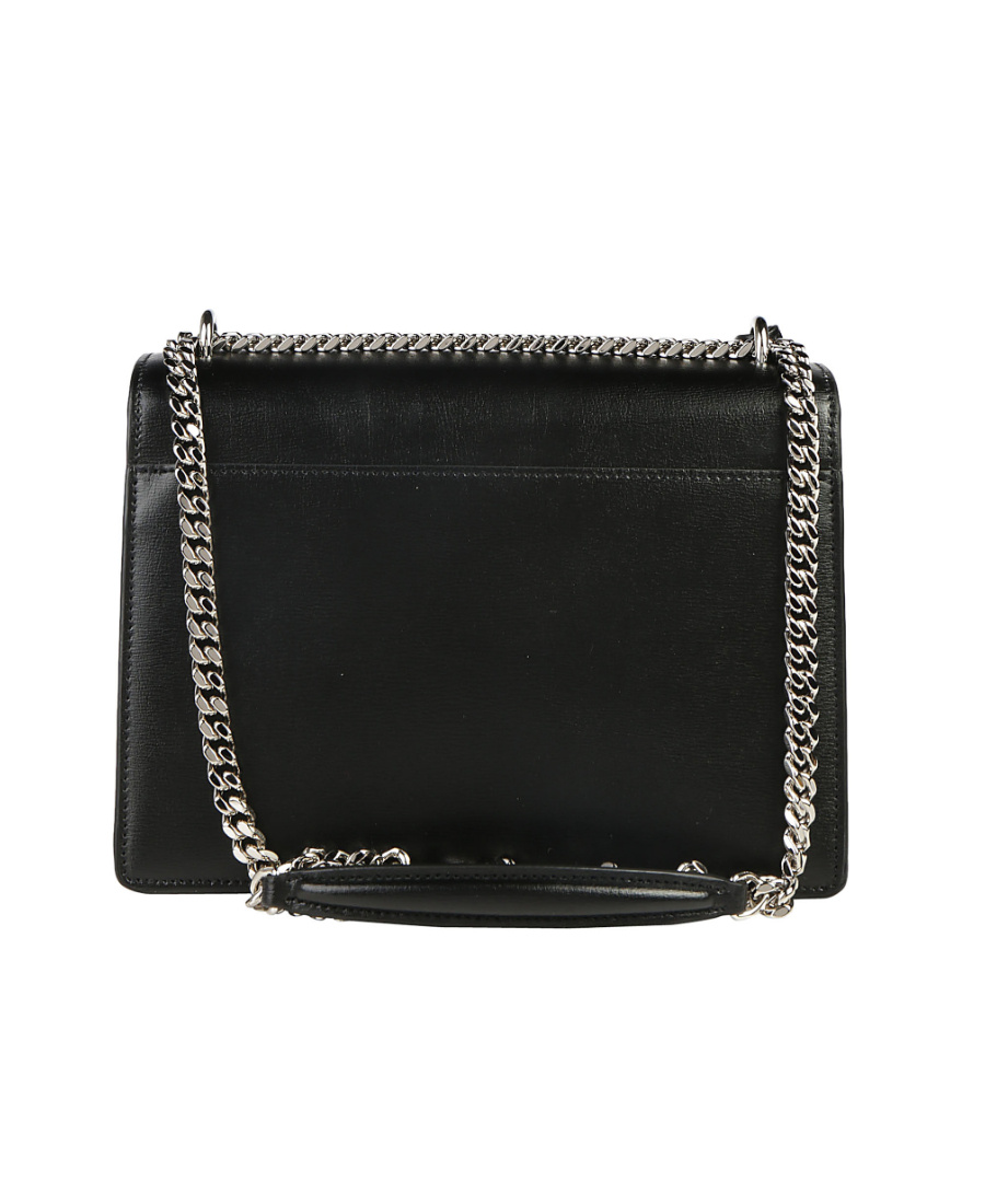 Saint Laurent Medium Sunset Shoulder Bag In Black