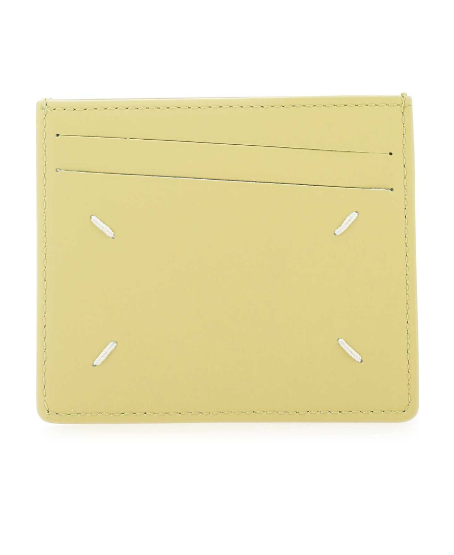 Shop Maison Margiela Six-pocket Slits Cardholder In Yellow