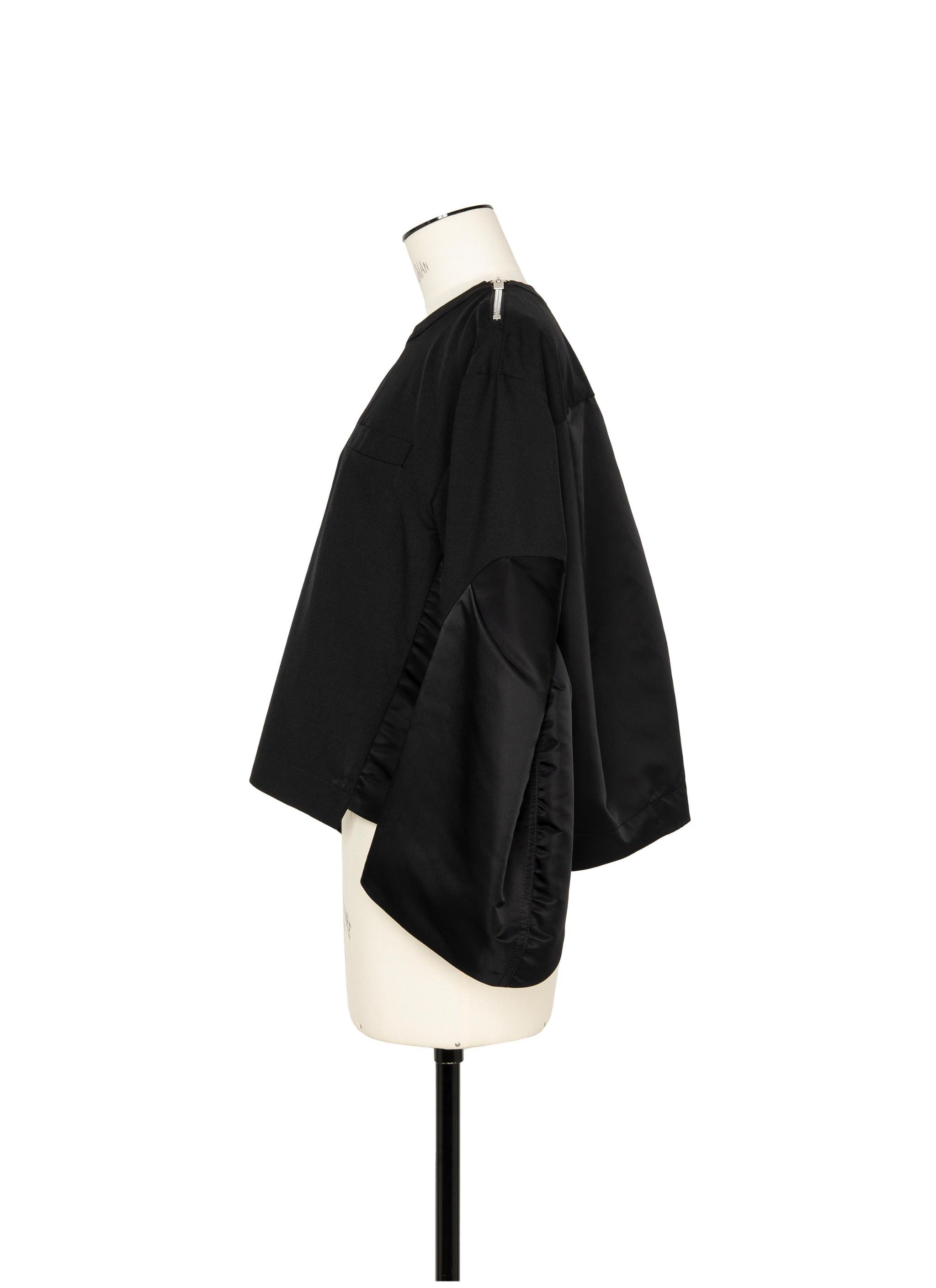 SACAI ROUND-NECK BLOUSE