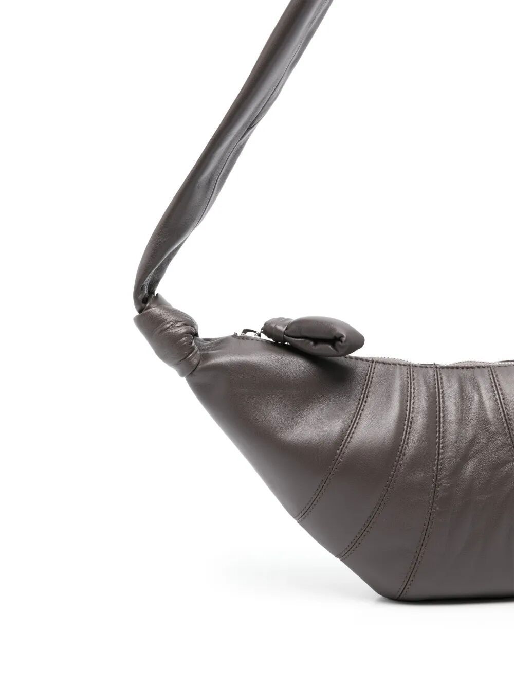 Lemaire Small Horn Shoulder Bag In Black